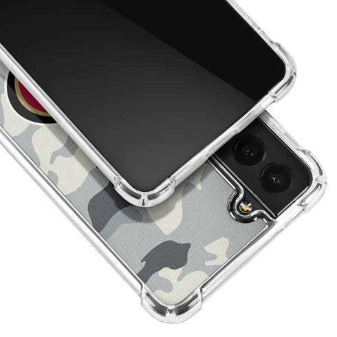 NFL San Francisco 49ers Camo Galaxy S21 Plus 5G Clear Case