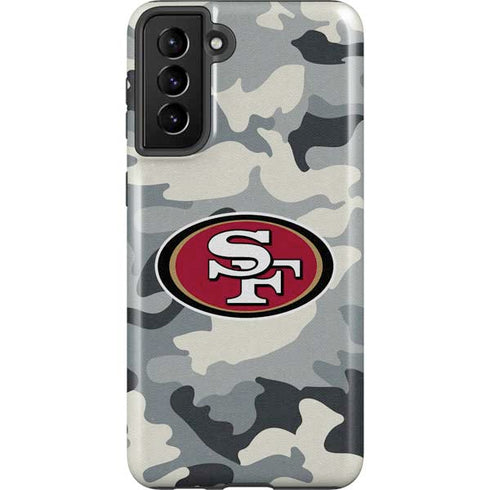 NFL San Francisco 49ers Camo Galaxy S21 Plus 5G Pro Case