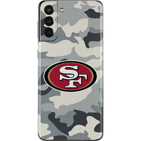 NFL San Francisco 49ers Camo Galaxy S21 Plus 5G Skin