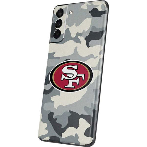 NFL San Francisco 49ers Camo Galaxy S21 Plus 5G Skin