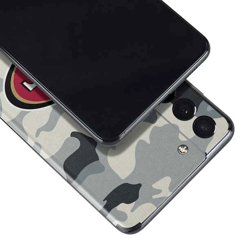 NFL San Francisco 49ers Camo Galaxy S21 Plus 5G Skin