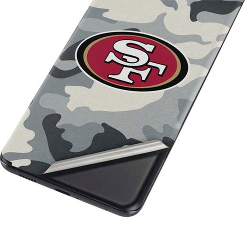 NFL San Francisco 49ers Camo Galaxy S21 Plus 5G Skin