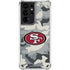 NFL San Francisco 49ers Camo Galaxy S21 Ultra 5G Clear Case