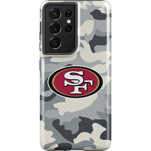 NFL San Francisco 49ers Camo Galaxy S21 Ultra 5G Pro Case