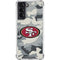NFL San Francisco 49ers Camo Galaxy S22 Clear Case