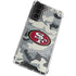NFL San Francisco 49ers Camo Galaxy S22 Plus Clear Case