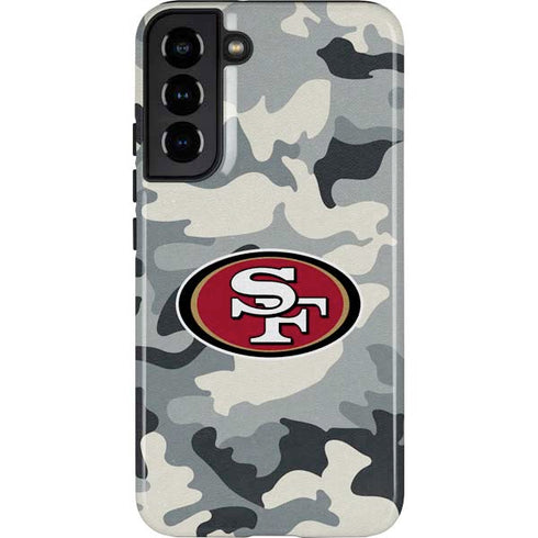 NFL San Francisco 49ers Camo Galaxy S22 Plus Pro Case