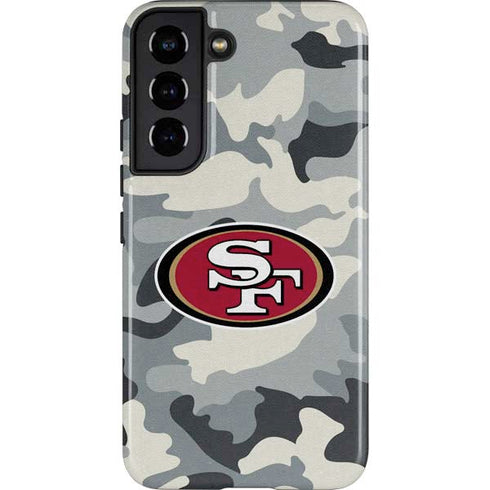 NFL San Francisco 49ers Camo Galaxy S22 Pro Case