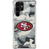 NFL San Francisco 49ers Camo Galaxy S22 Ultra Clear Case