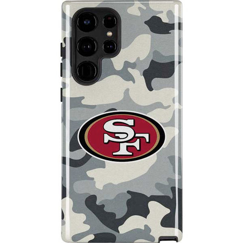 NFL San Francisco 49ers Camo Galaxy S22 Ultra Pro Case