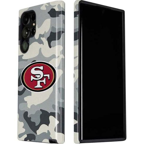 NFL San Francisco 49ers Camo Galaxy S22 Ultra Pro Case