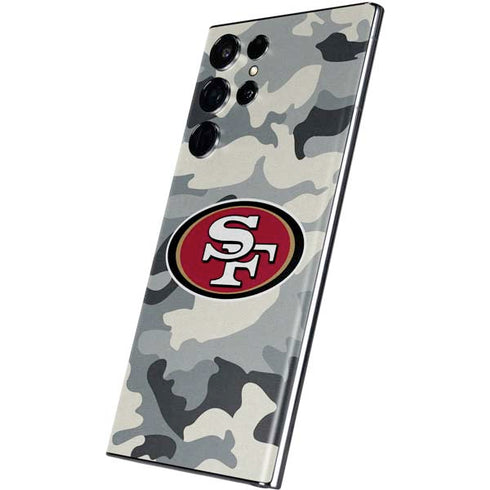 NFL San Francisco 49ers Camo Galaxy S22 Ultra Skin