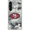 NFL San Francisco 49ers Camo Galaxy S23 Clear Case
