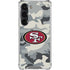 NFL San Francisco 49ers Camo Galaxy S23 Clear Case