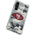NFL San Francisco 49ers Camo Galaxy S23 Clear Case