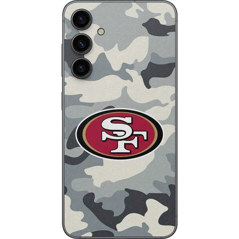 NFL San Francisco 49ers Camo Galaxy S23 FE Skin