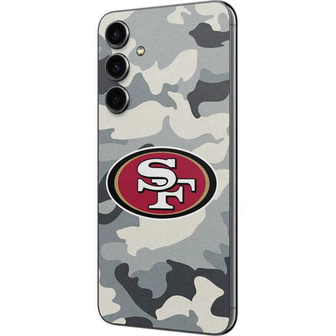 NFL San Francisco 49ers Camo Galaxy S23 FE Skin