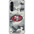NFL San Francisco 49ers Camo Galaxy S23 Plus Clear Case