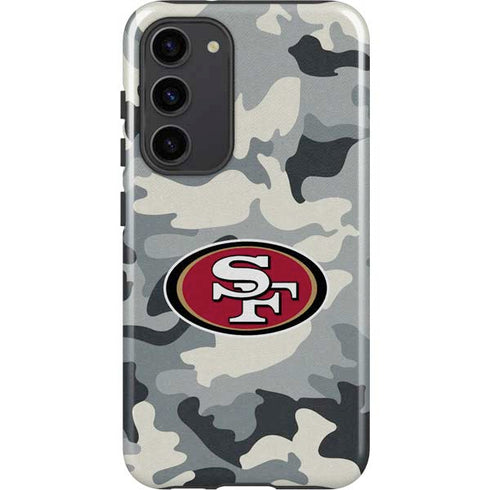 NFL San Francisco 49ers Camo Galaxy S23 Plus Pro Case