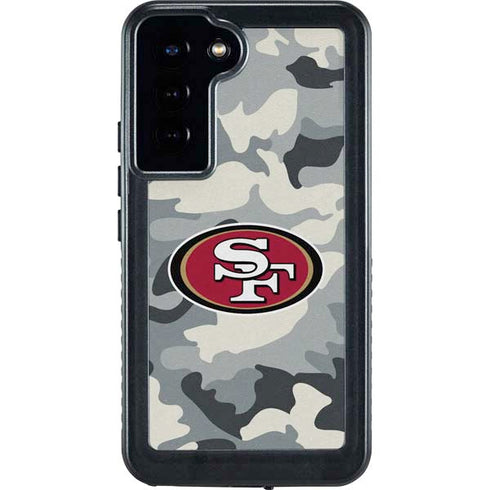 NFL San Francisco 49ers Camo Galaxy S23 Plus Waterproof Case