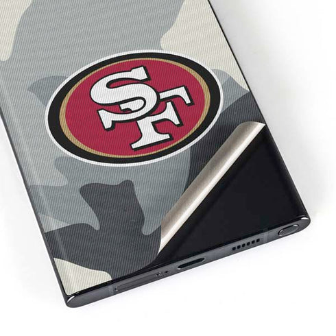 NFL San Francisco 49ers Camo Galaxy S23 Ultra Skin