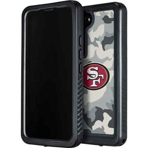 NFL San Francisco 49ers Camo Galaxy S23 Waterproof Case