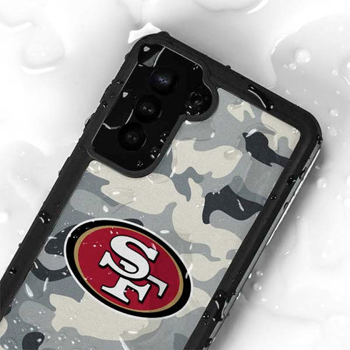 NFL San Francisco 49ers Camo Galaxy S23 Waterproof Case