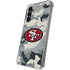 NFL San Francisco 49ers Camo Galaxy S24 Plus Clear Case