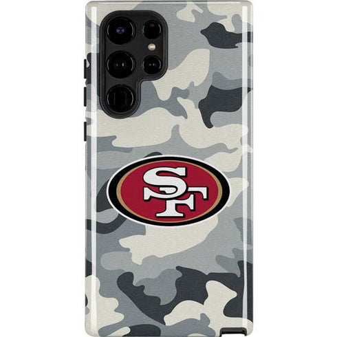 NFL San Francisco 49ers Camo Galaxy S24 Ultra Impact Case