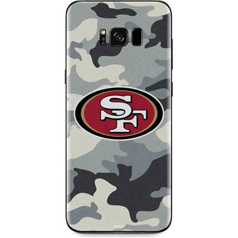NFL San Francisco 49ers Camo Galaxy S8 Plus Skin