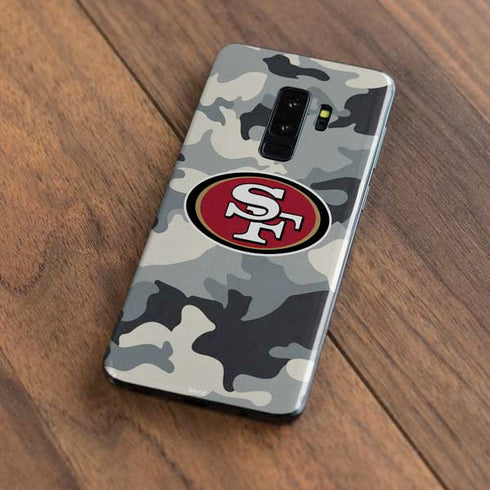 NFL San Francisco 49ers Camo Galaxy S9 Plus Skin