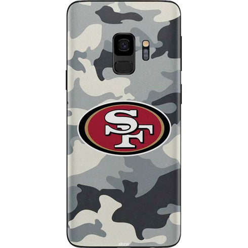 NFL San Francisco 49ers Camo Galaxy S9 Skin