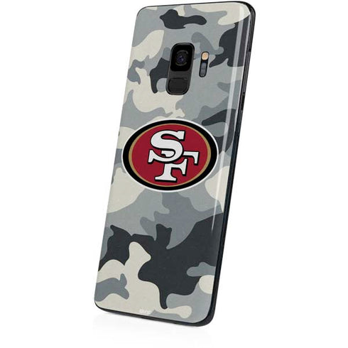 NFL San Francisco 49ers Camo Galaxy S9 Skin