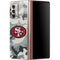 NFL San Francisco 49ers Camo Galaxy Z Fold2 5G Skin