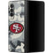 NFL San Francisco 49ers Camo Galaxy Z Fold3 5G Skin