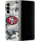 NFL San Francisco 49ers Camo Galaxy Z Fold4 5G Skin