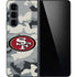 NFL San Francisco 49ers Camo Galaxy Z Fold5 5G Skin
