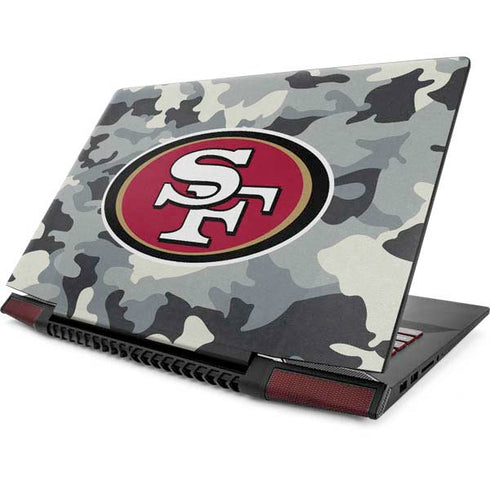 NFL San Francisco 49ers Camo Lenovo IdeaPad Skin