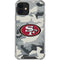 NFL San Francisco 49ers Camo iPhone 12 Mini Clear Case