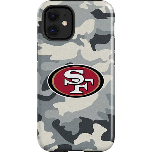 NFL San Francisco 49ers Camo iPhone 12 Mini Impact Case