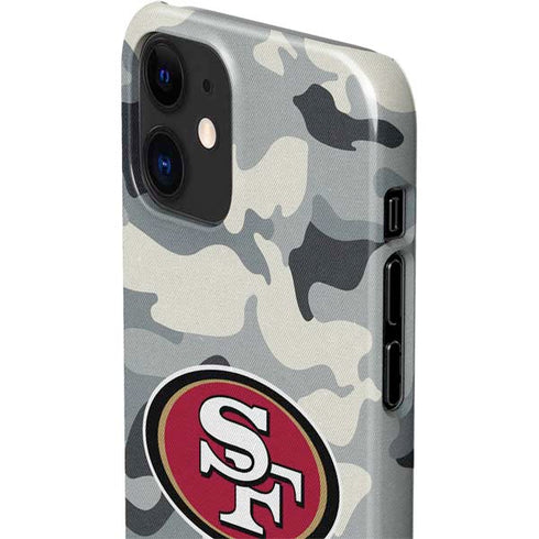 NFL San Francisco 49ers Camo iPhone 12 Mini Lite Case