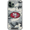 NFL San Francisco 49ers Camo iPhone 12 Pro Clear Case