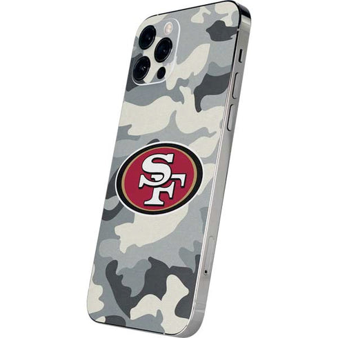 NFL San Francisco 49ers Camo iPhone 12 Pro Max Skin