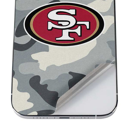 NFL San Francisco 49ers Camo iPhone 12 Pro Max Skin