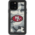 NFL San Francisco 49ers Camo iPhone 12 Pro Waterproof Case