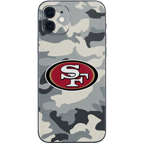 NFL San Francisco 49ers Camo iPhone 12 Skin