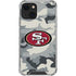 NFL San Francisco 49ers Camo iPhone 13 Clear Case