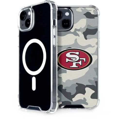 NFL San Francisco 49ers Camo iPhone 13 MagSafe Case