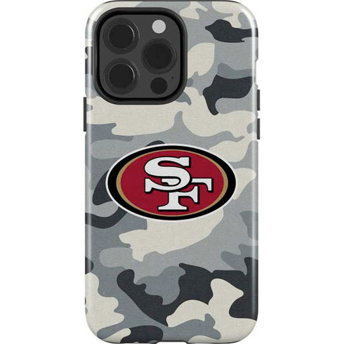 NFL San Francisco 49ers Camo iPhone 13 Pro Impact Case