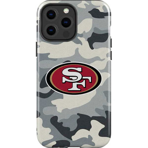 NFL San Francisco 49ers Camo iPhone 13 Pro Max Impact Case